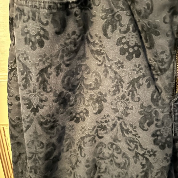 Chaps Soft Black Texture Pattern Jeans Size 16 - Picture 5 of 14